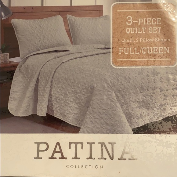 Patina Collection Other - NWT Patina Collection 3 Piece Quilt Set Full/Queen